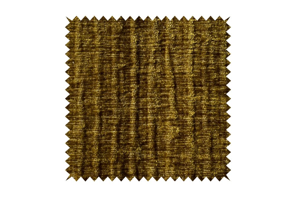KAWOLA Stoffmuster Cord senf 10x10cm