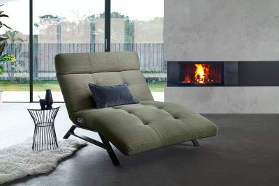 KAWOLA Relaxliege AMERIVA motorisch Maxi Feincord olivgrün KAWOLA Relaxliege AMERIVA motorisch Maxi Feincord olivgrün