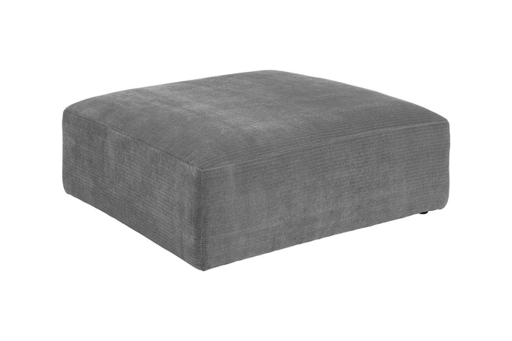 KAWOLA Sofa Sitzelement SEPHI groß Cord Vintage grau