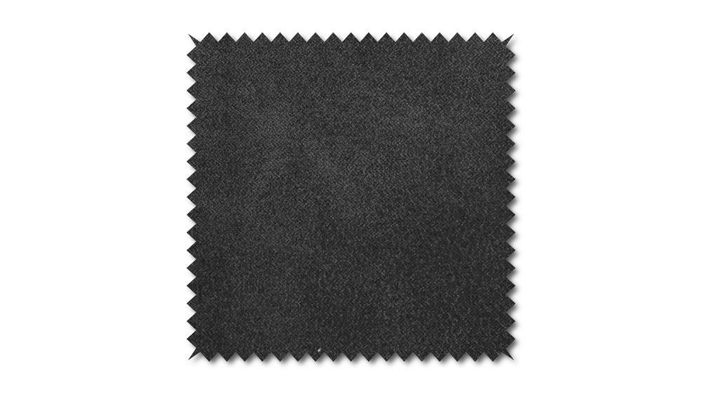 KAWOLA Stoffmuster Stoff anthrazit 10x10cm