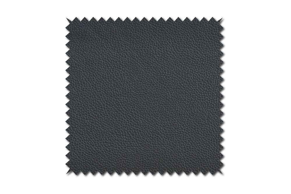 KAWOLA Stoffmuster Leder schwarz