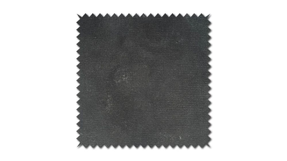 KAWOLA Stoffmuster Velvet grau 10x10cm