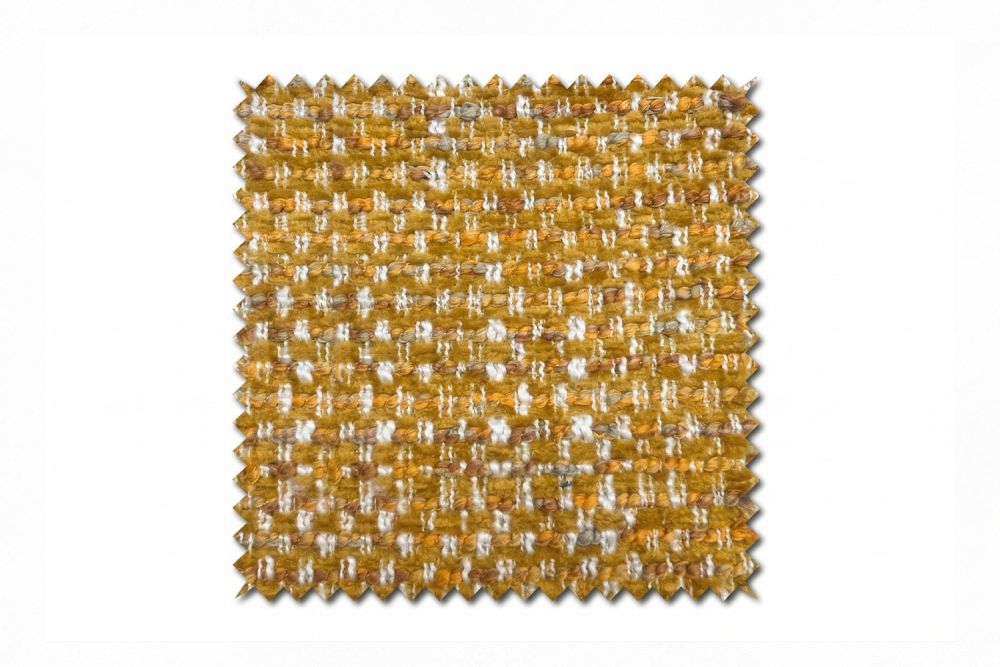 KAWOLA Stoffmuster Stoff gelb