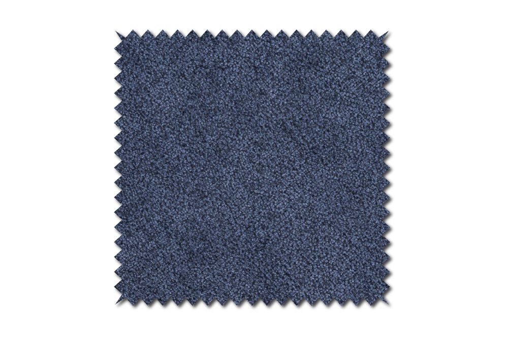 KAWOLA Stoffmuster Stoff dunkelblau 10x10cm