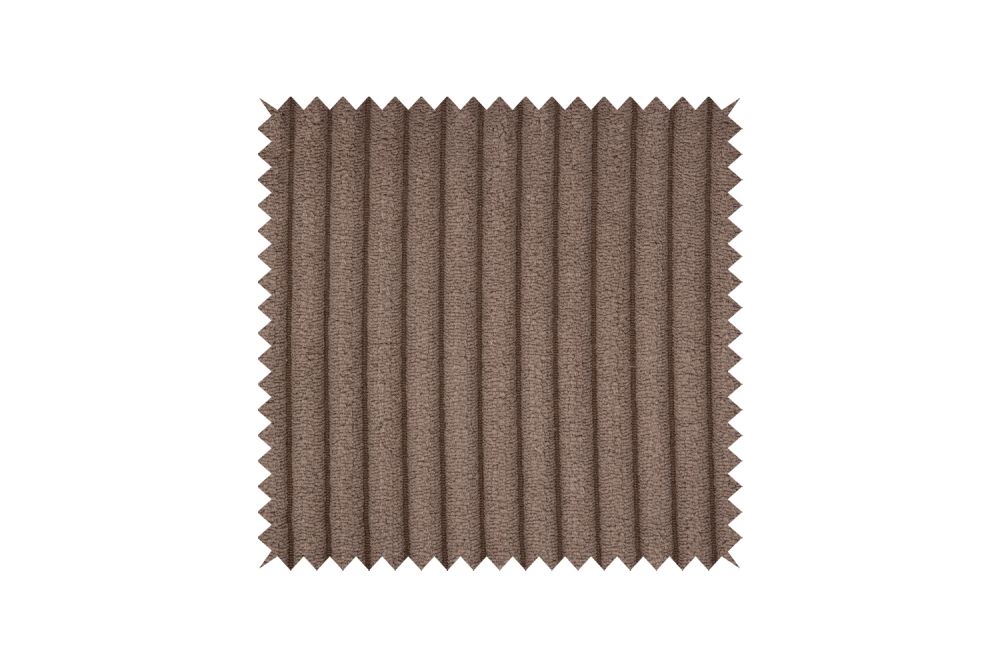 KAWOLA Stoffmuster Cord braun