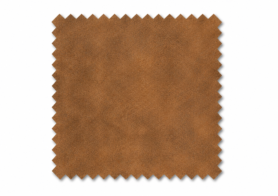 KAWOLA Stoffmuster Stoff cognac