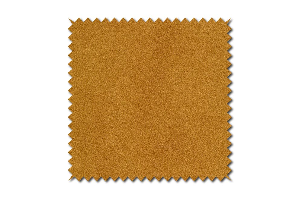 KAWOLA Stoffmuster Stoff gold 10x10cm