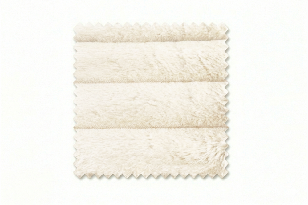 KAWOLA Stoffmuster Breitcord cremeweiß