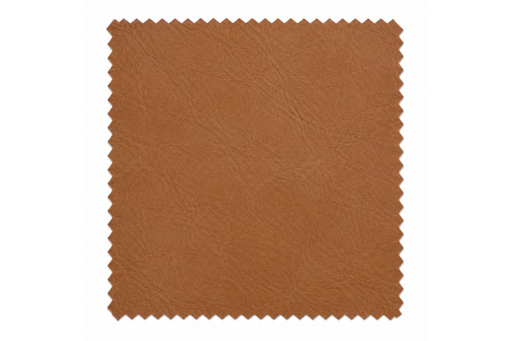 KAWOLA Stoffmuster Leder cognac