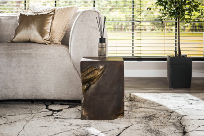 Vorschau: KAWOLA Couchtisch KURA Beistelltisch quadratisch Teakholz massiv dunkelgrau Vorschau: KAWOLA Couchtisch KURA Beistelltisch quadratisch Teakholz massiv dunkelgrau