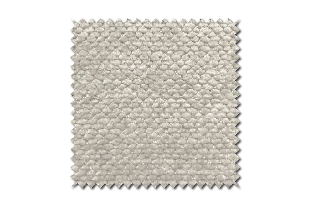 KAWOLA Stoffmuster Stoff silber 10x10cm