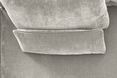 Vorschau: KAWOLA Nierenkissen SEPHI groß Cord Vintage silber Vorschau: KAWOLA Nierenkissen SEPHI groß Cord Vintage silber