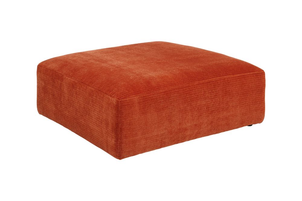 KAWOLA Sofa Sitzelement SEPHI groß Cord Vintage rot