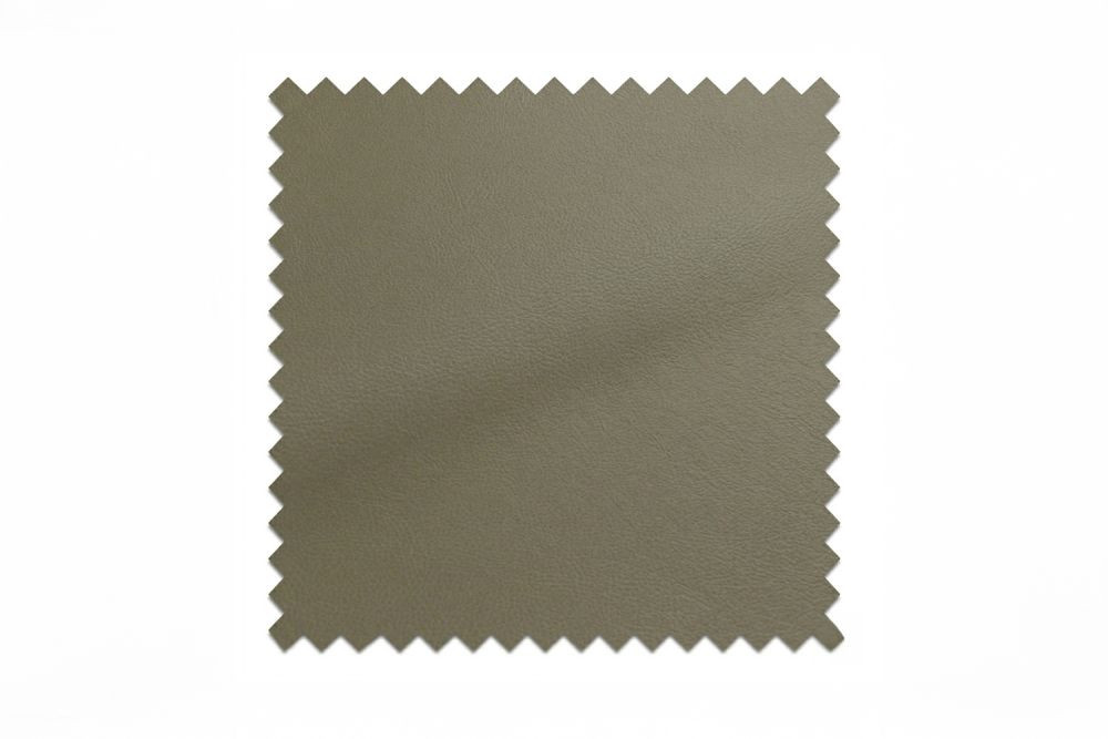 KAWOLA Stoffmuster Leder olivgrün