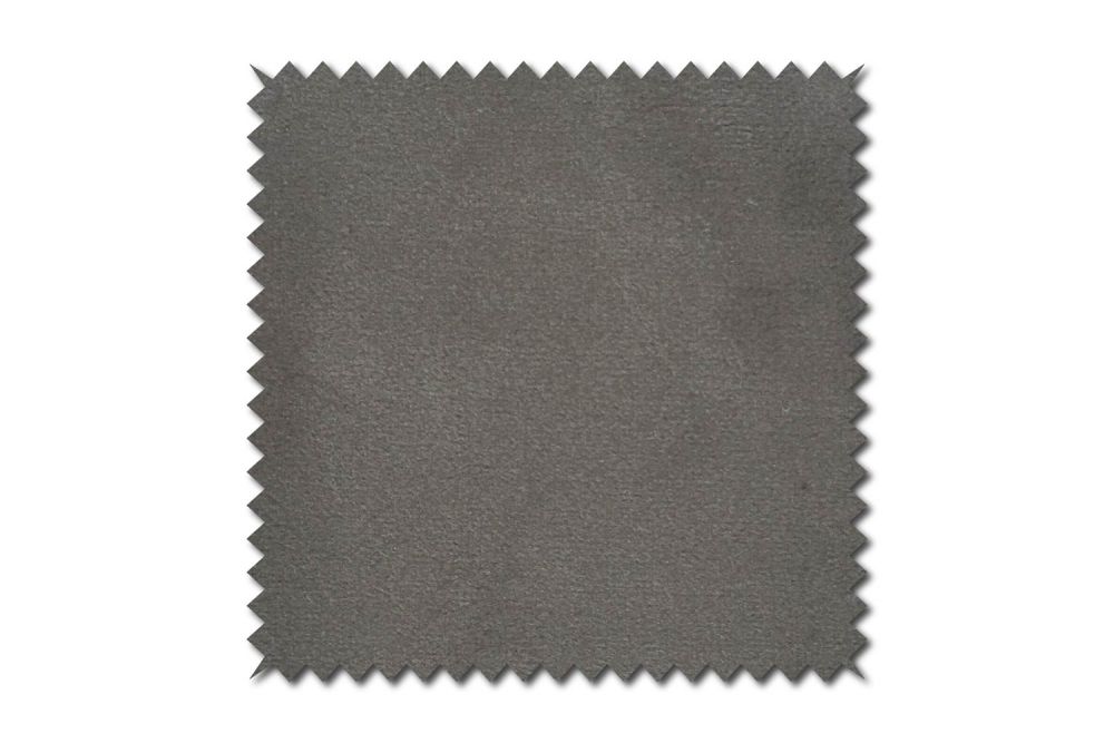 KAWOLA Stoffmuster Velvet silber