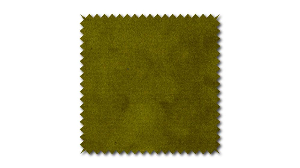 KAWOLA Stoffmuster Velvet grün 10x10cm