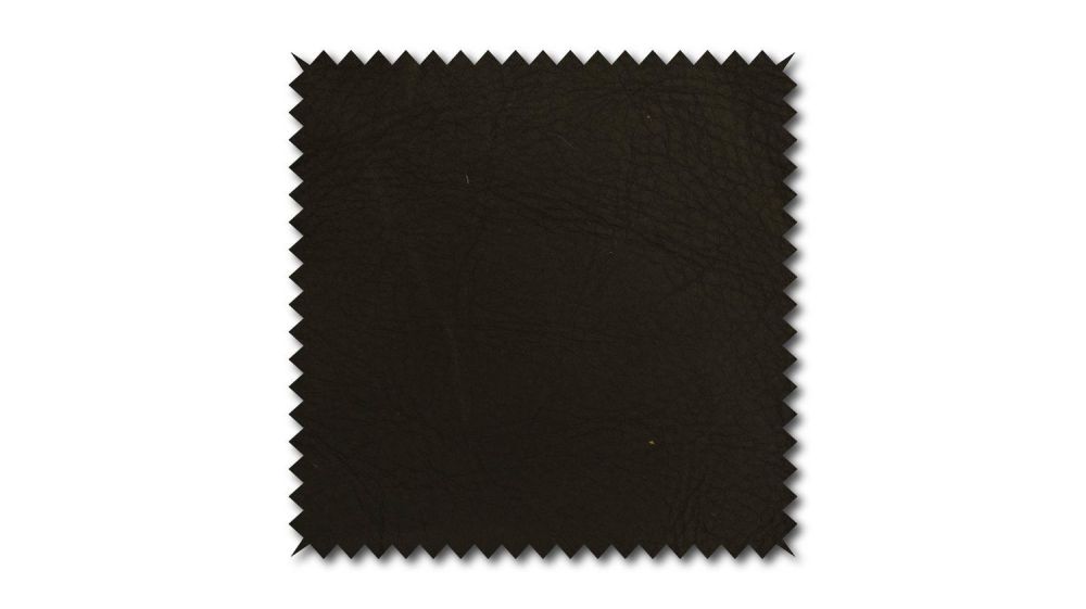 KAWOLA Stoffmuster Leder schwarz 10x10cm