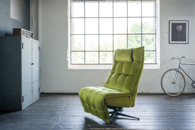 KAWOLA Sessel MIKO Relaxsessel drehbar Velvet grün KAWOLA Sessel MIKO Relaxsessel drehbar Velvet grün