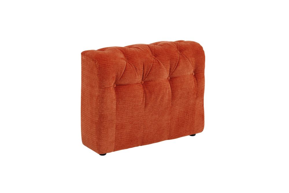 KAWOLA Sofa Seitenelement SEPHI medium Cord Vintage rot