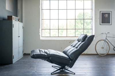 Vorschau: KAWOLA Sessel MIKO Relaxsessel drehbar Leder schwarz Vorschau: KAWOLA Sessel MIKO Relaxsessel drehbar Leder schwarz