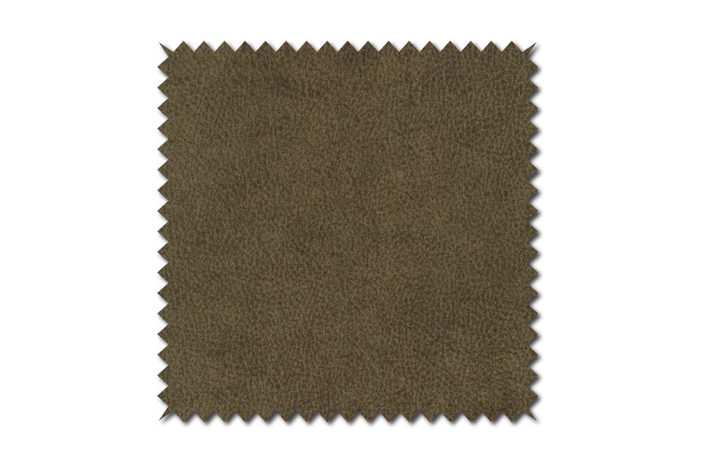 KAWOLA Stoffmuster Stoff olivgrün 10x10cm