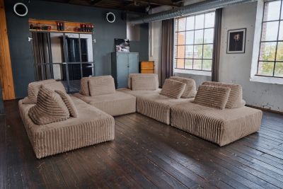 KAWOLA Modulsofa WIOLO SOFT 6 Module 6 Rückenkissen Weicher Breitcord taupe KAWOLA Modulsofa WIOLO SOFT 6 Module 6 Rückenkissen Weicher Breitcord taupe