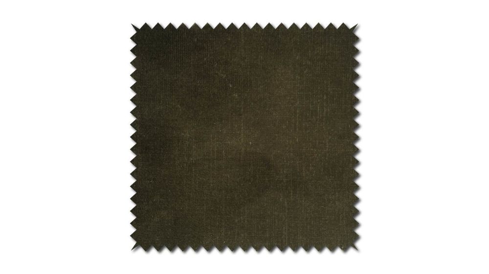KAWOLA Stoffmuster Velvet moosgrün