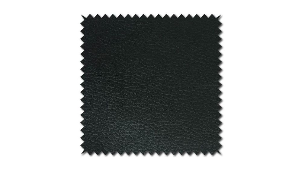 KAWOLA Stoffmuster Kunstleder schwarz 10x10cm