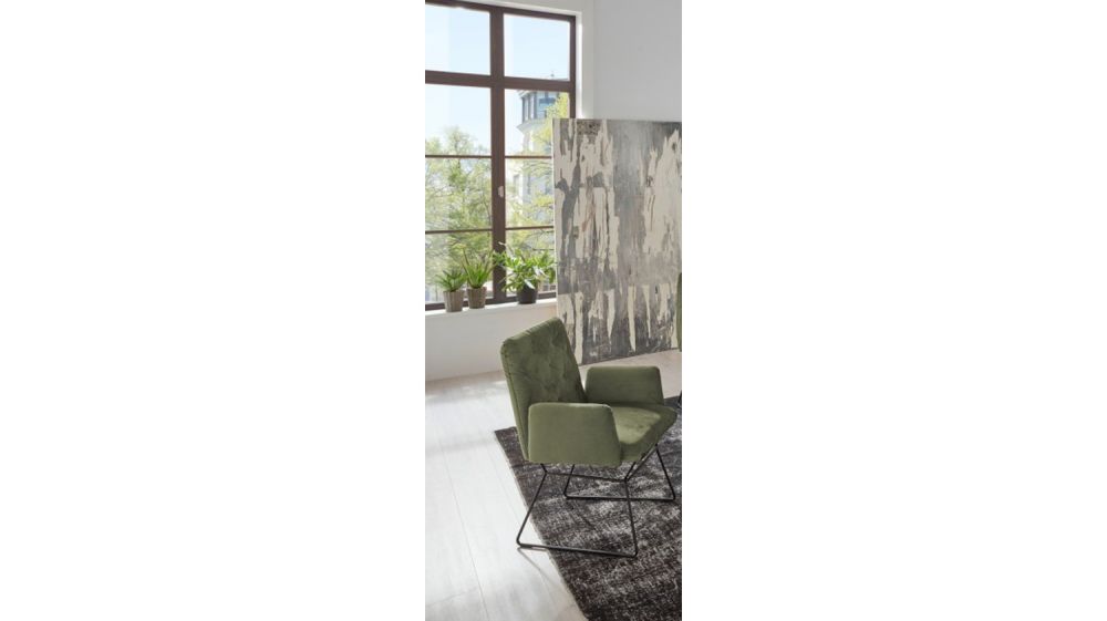 KAWOLA Esszimmerstuhl CHARME Stuhl velvet oliv