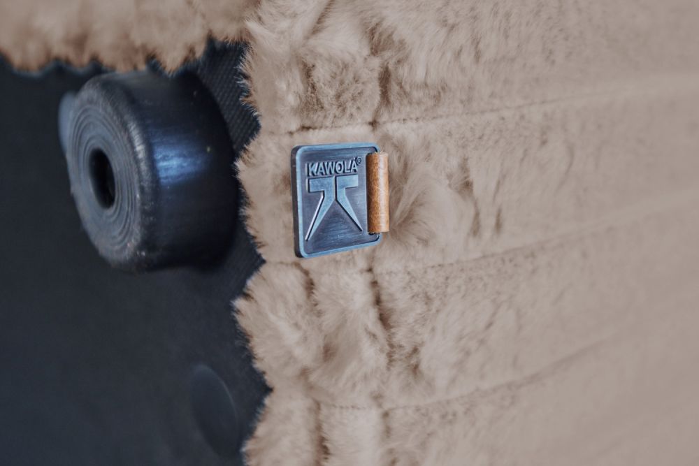 KAWOLA Modulsofa WIOLO SOFT 5 Module 5 Rückenkissen Weicher Breitcord taupe