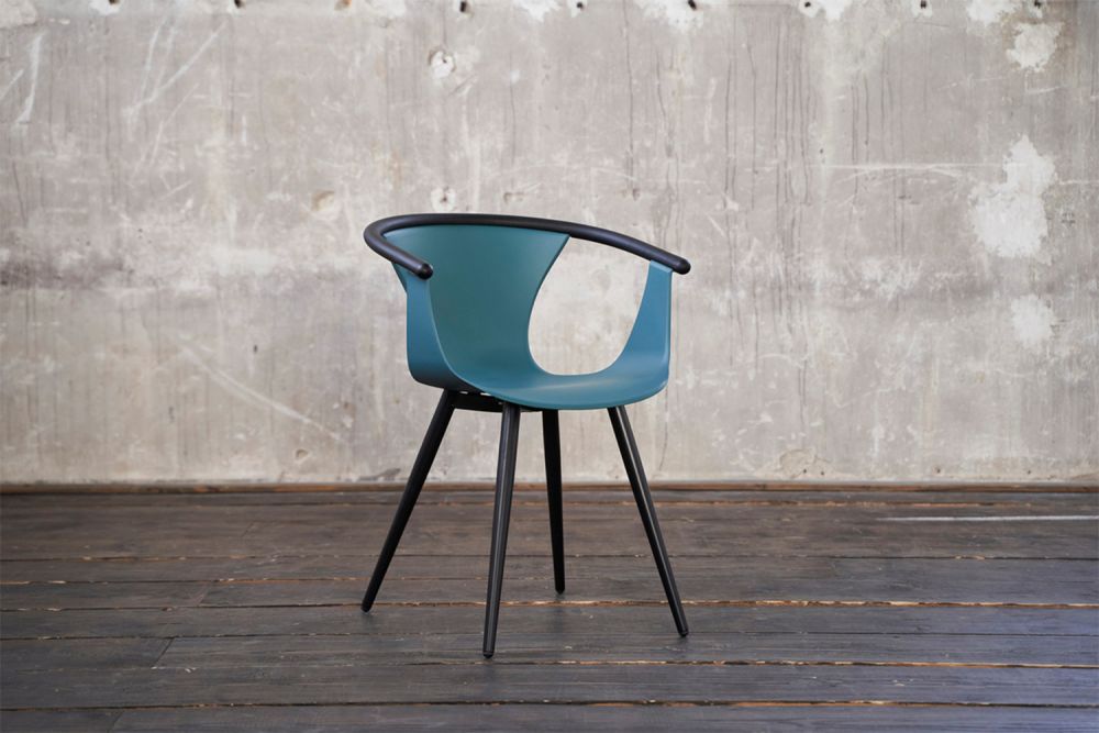 B-Ware KAWOLA Stuhl DANA Esszimmerstuhl Kunststoff türkis