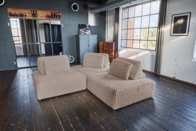 KAWOLA Modulsofa WIOLO SOFT 3 Module 3 Rückenkissen Weicher Breitcord taupe KAWOLA Modulsofa WIOLO SOFT 3 Module 3 Rückenkissen Weicher Breitcord taupe