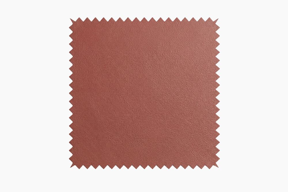 KAWOLA Stoffmuster Leder rot