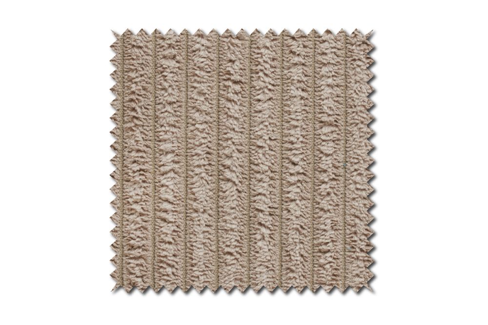 KAWOLA Stoffmuster Cord taupe 10x10cm