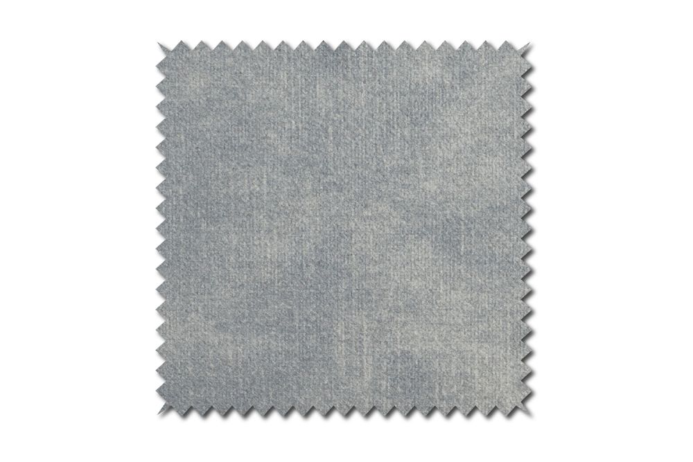 KAWOLA Stoffmuster Velvet silber 10x10cm