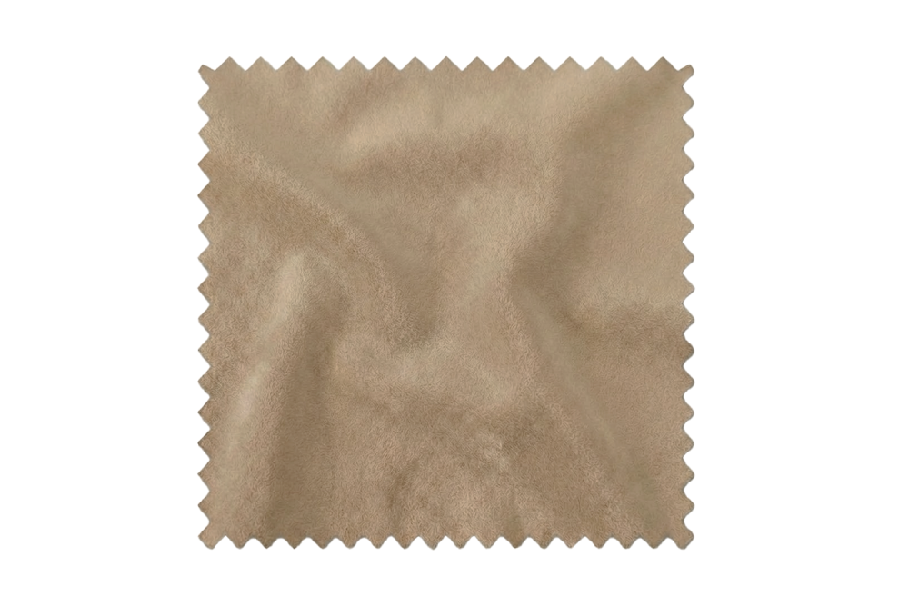 KAWOLA Stoffmuster Velvet taupe