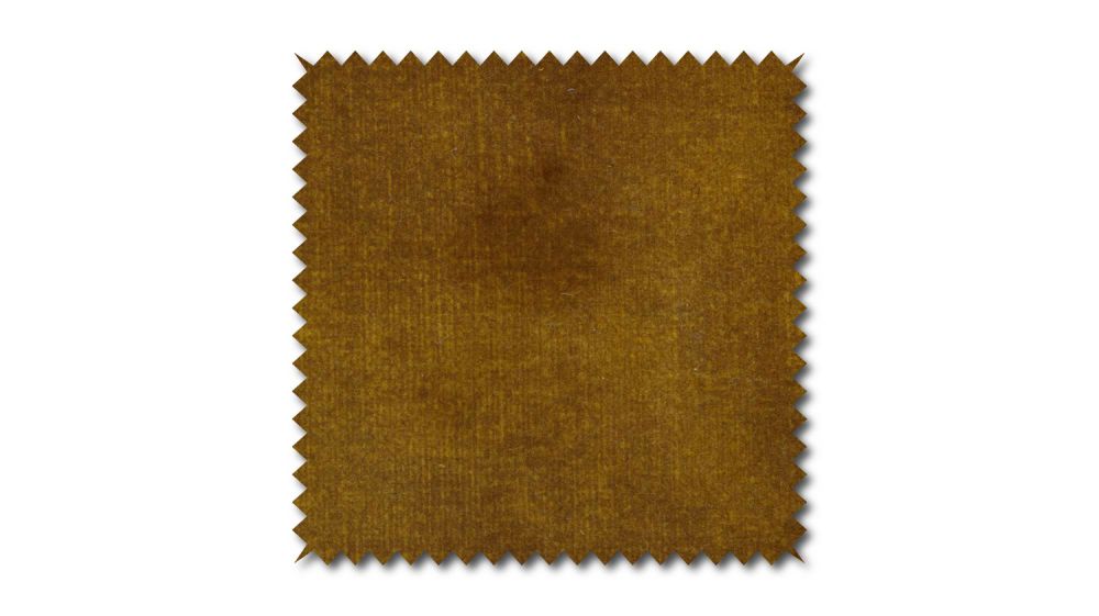 KAWOLA Stoffmuster Velvet cognac