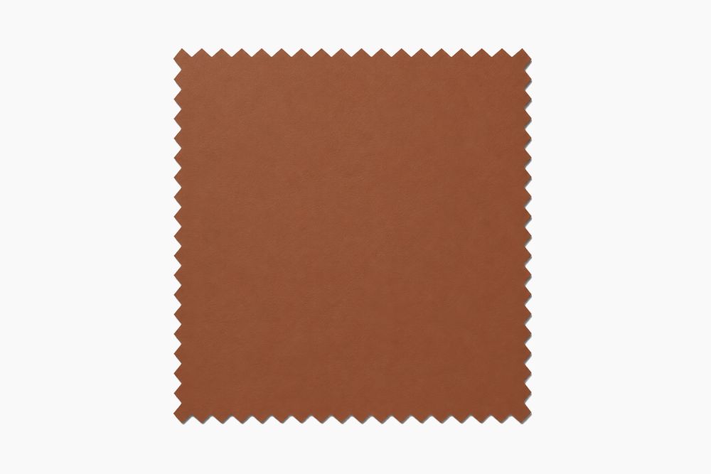 KAWOLA Stoffmuster Kunstleder cognac