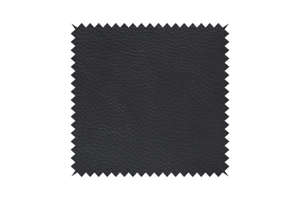 KAWOLA Stoffmuster Leder schwarz