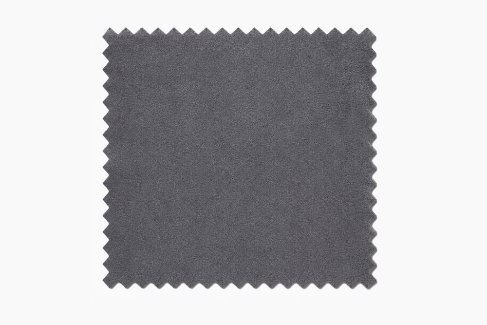 KAWOLA Stoffmuster Velvet anthrazit