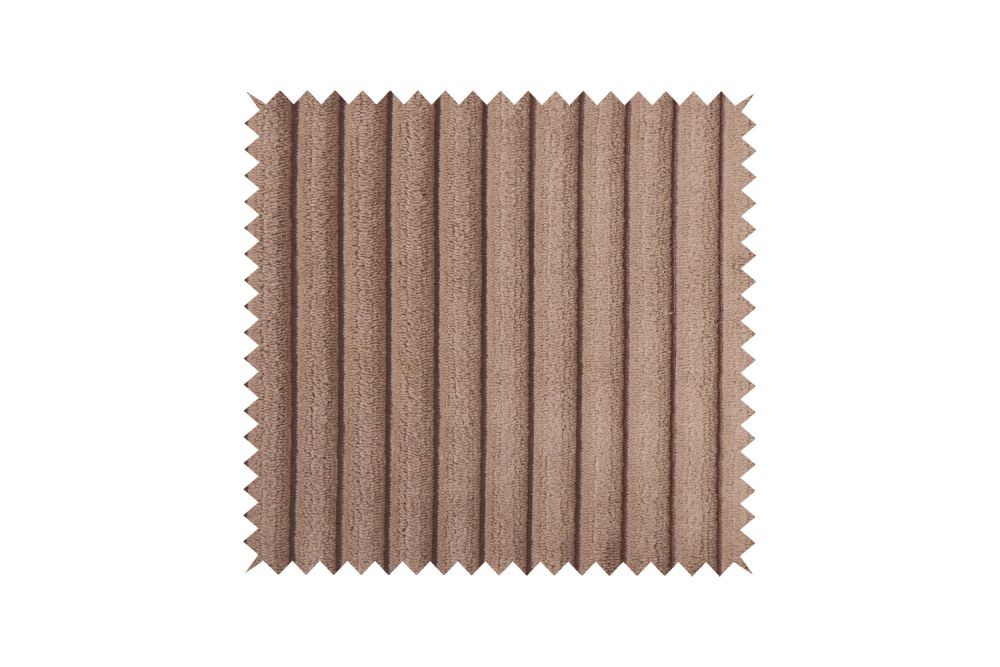 KAWOLA Stoffmuster Cord braun