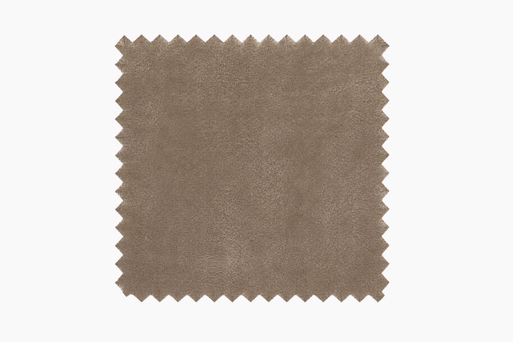 KAWOLA Stoffmuster Velvet taupe